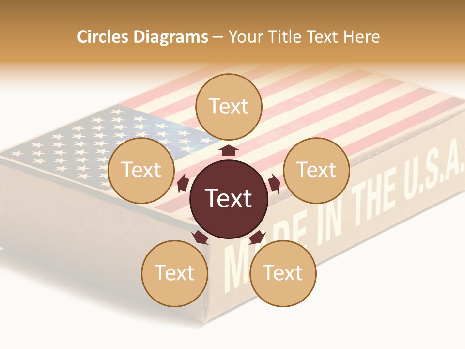 Small Words White PowerPoint Template