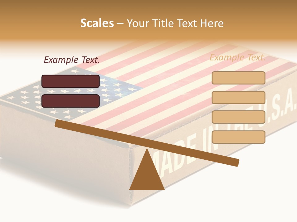 Small Words White PowerPoint Template