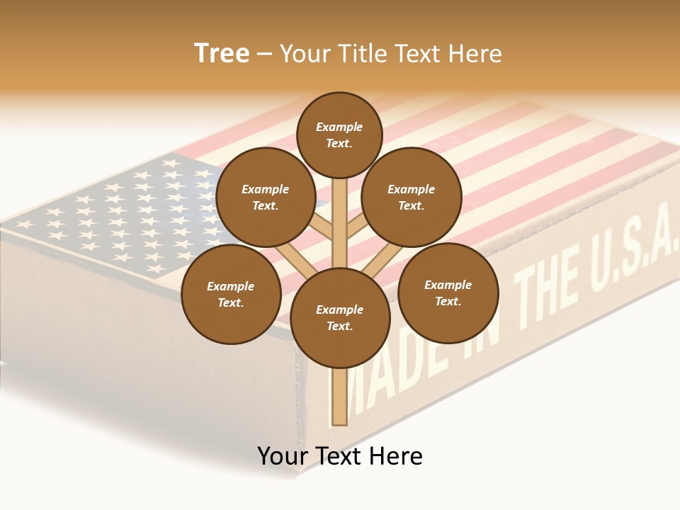 Small Words White PowerPoint Template