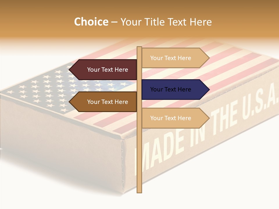 Small Words White PowerPoint Template