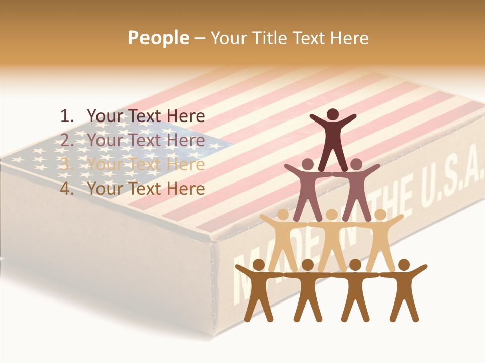 Small Words White PowerPoint Template