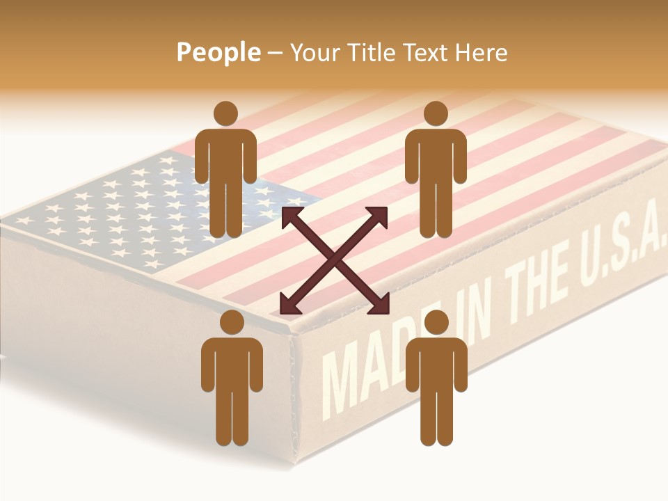 Small Words White PowerPoint Template