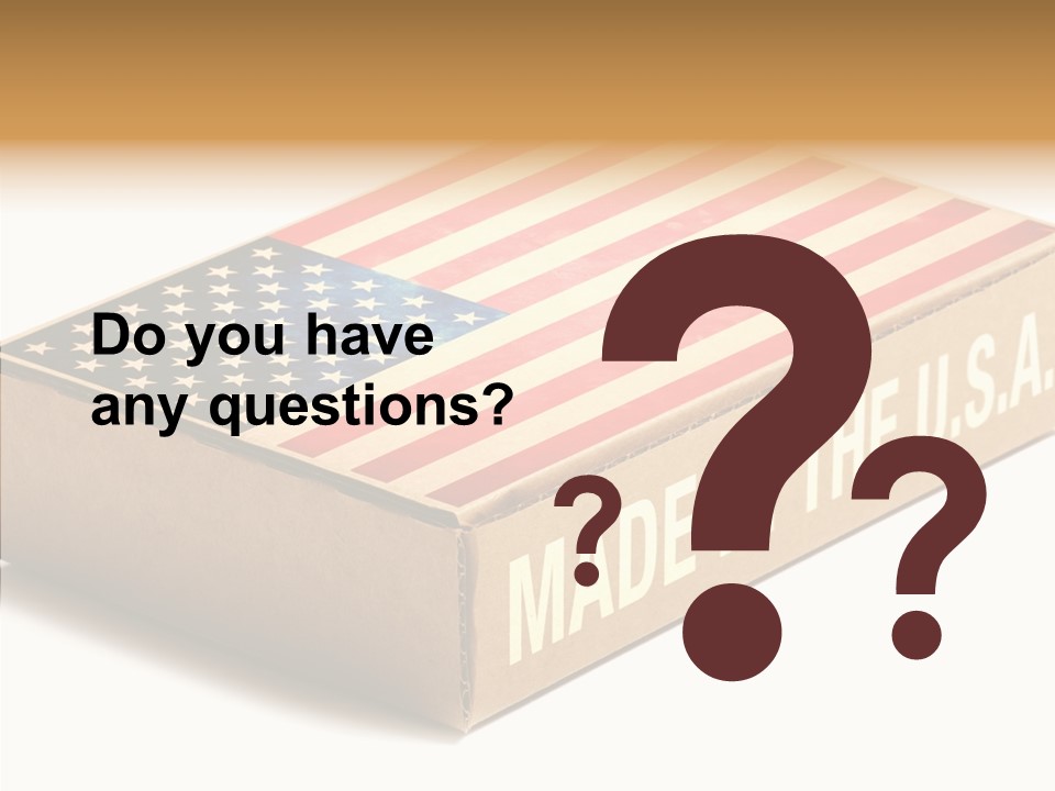 Small Words White PowerPoint Template