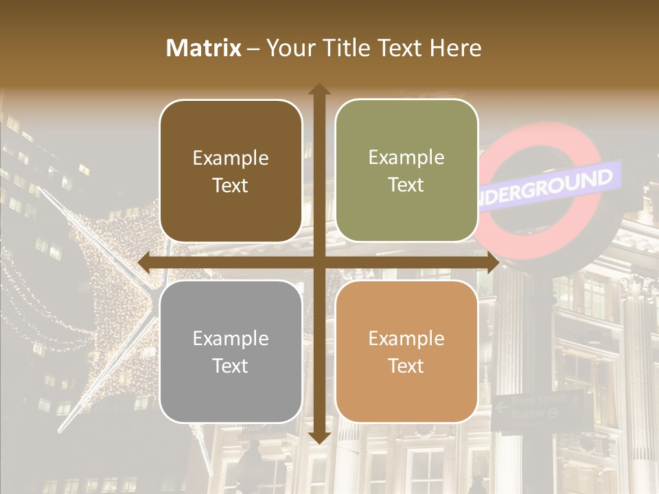 Lights Oxford Transport PowerPoint Template