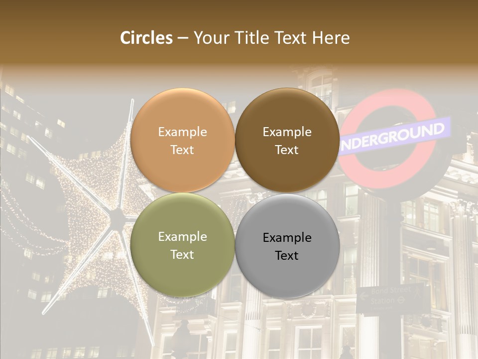 Lights Oxford Transport PowerPoint Template
