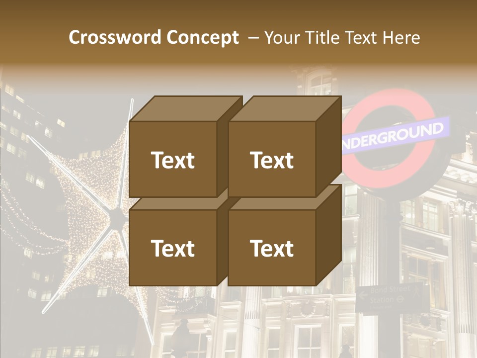 Lights Oxford Transport PowerPoint Template