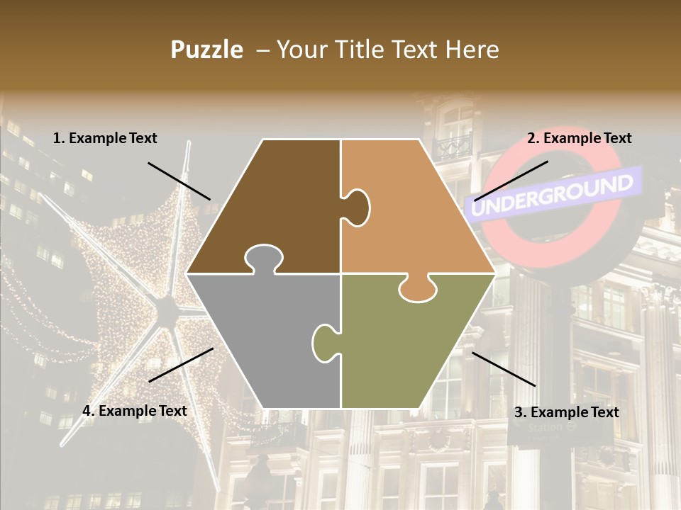 Lights Oxford Transport PowerPoint Template