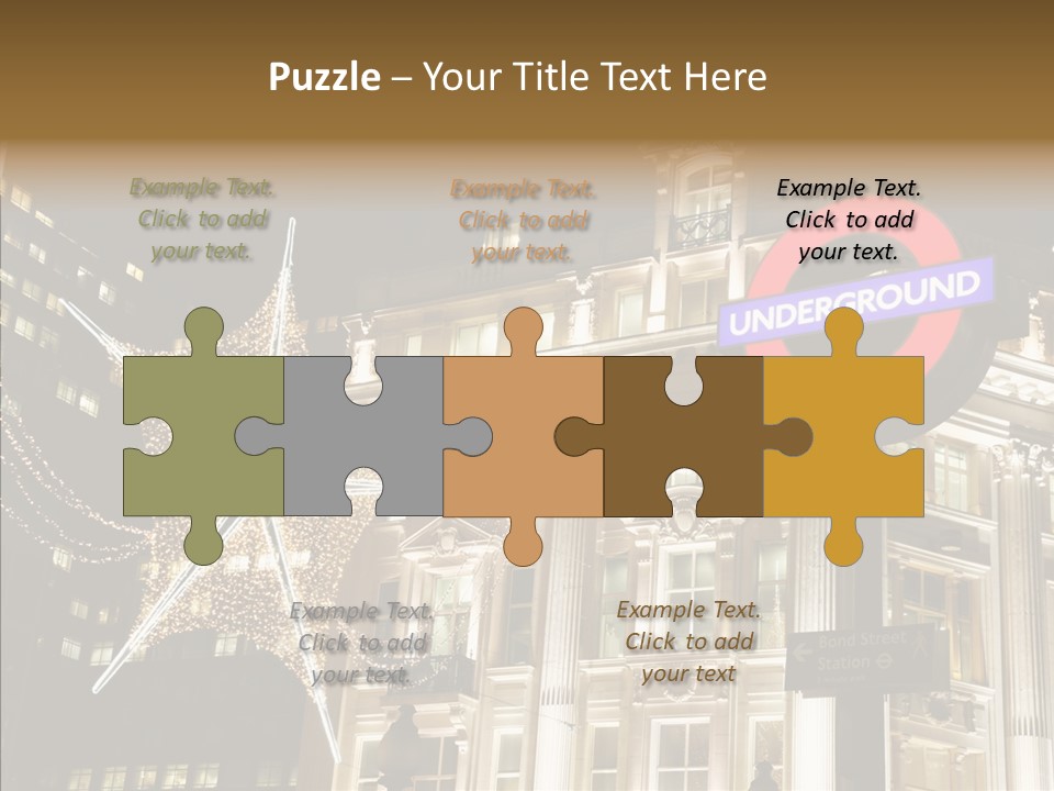Lights Oxford Transport PowerPoint Template