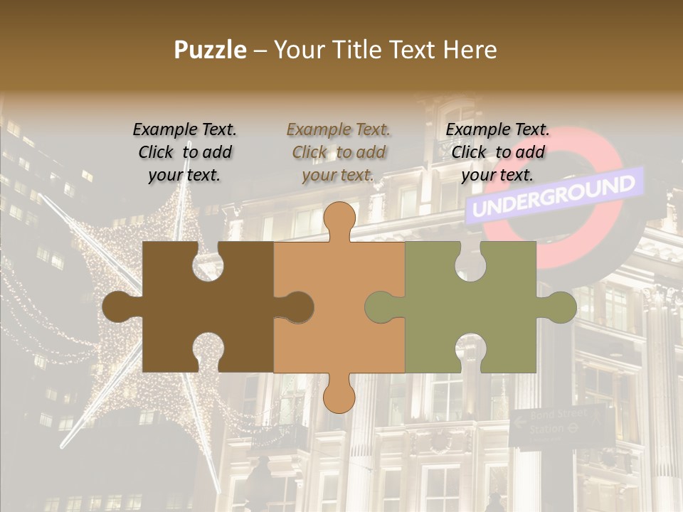 Lights Oxford Transport PowerPoint Template