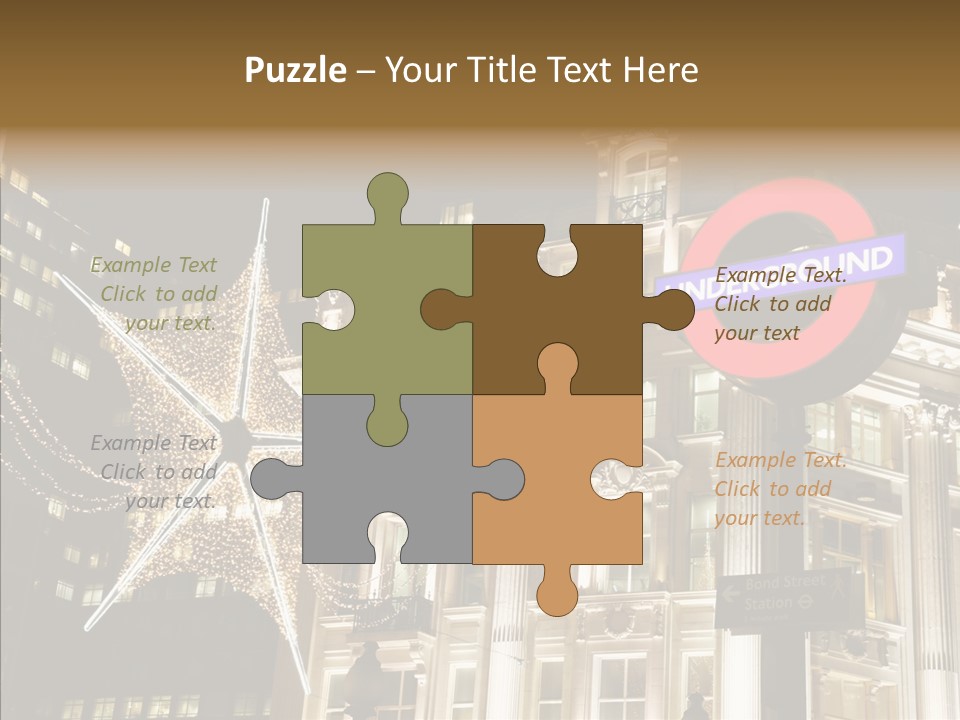 Lights Oxford Transport PowerPoint Template