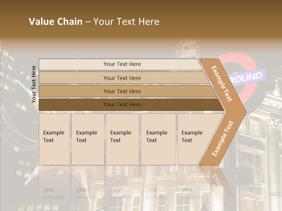 Lights Oxford Transport PowerPoint Template