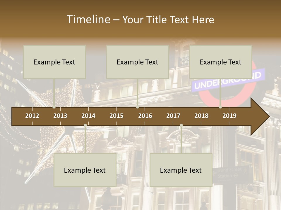 Lights Oxford Transport PowerPoint Template