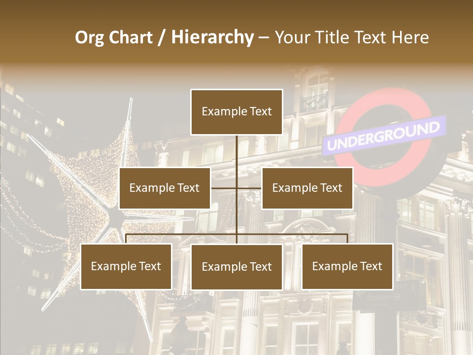 Lights Oxford Transport PowerPoint Template