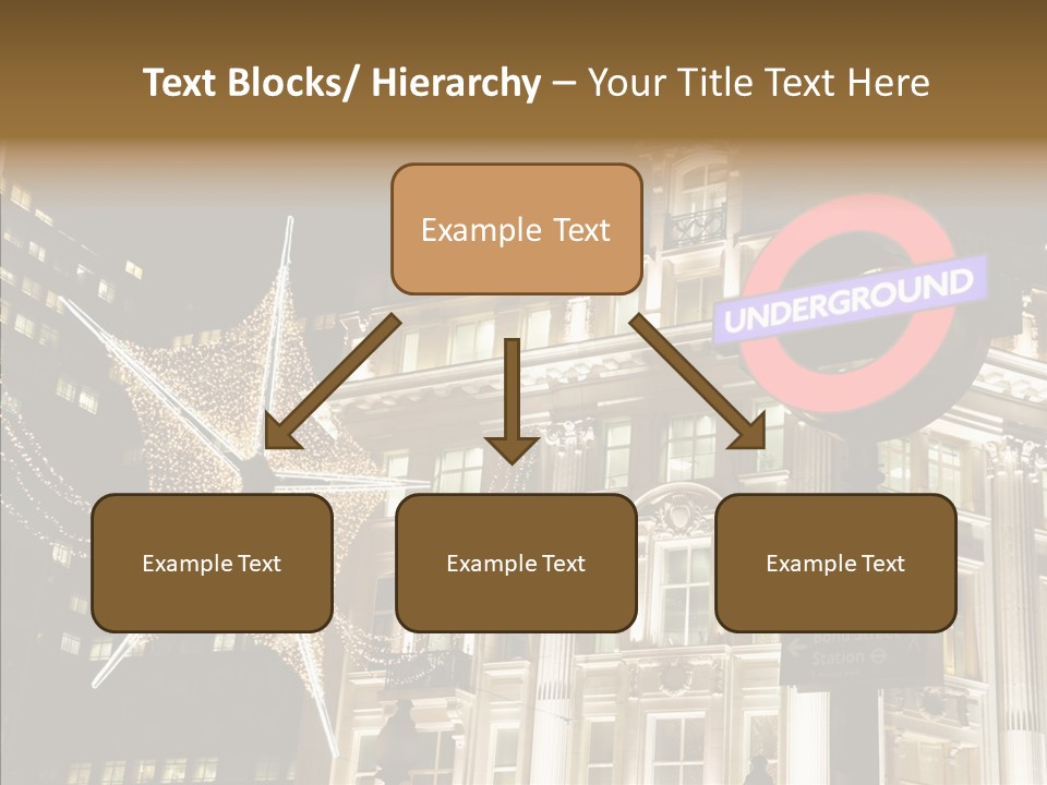 Lights Oxford Transport PowerPoint Template