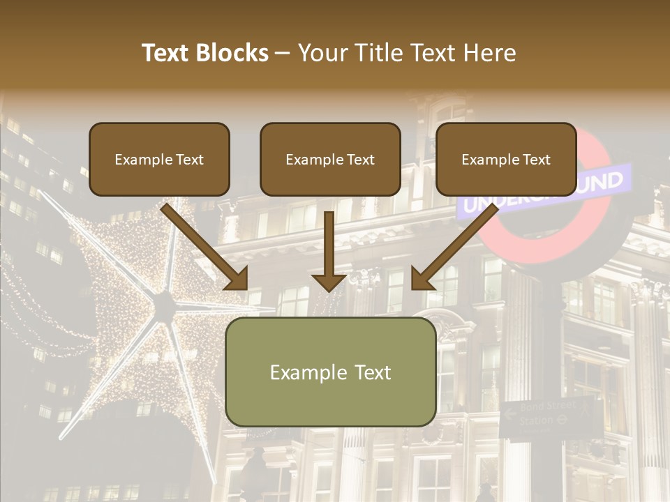 Lights Oxford Transport PowerPoint Template