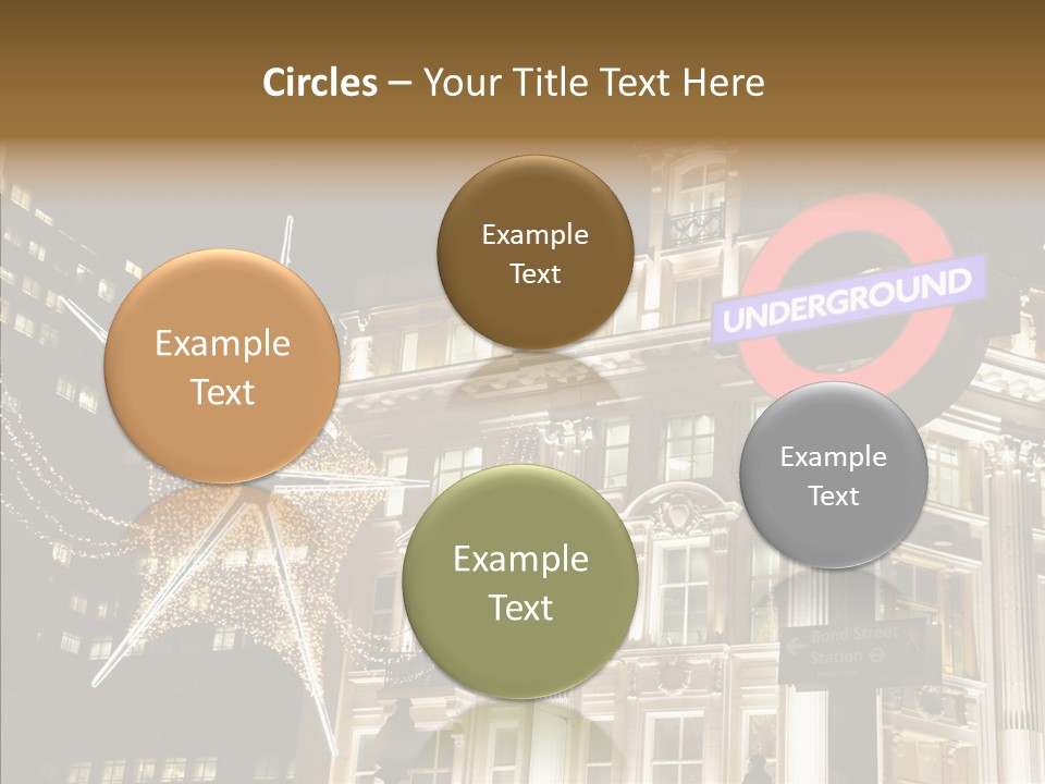Lights Oxford Transport PowerPoint Template
