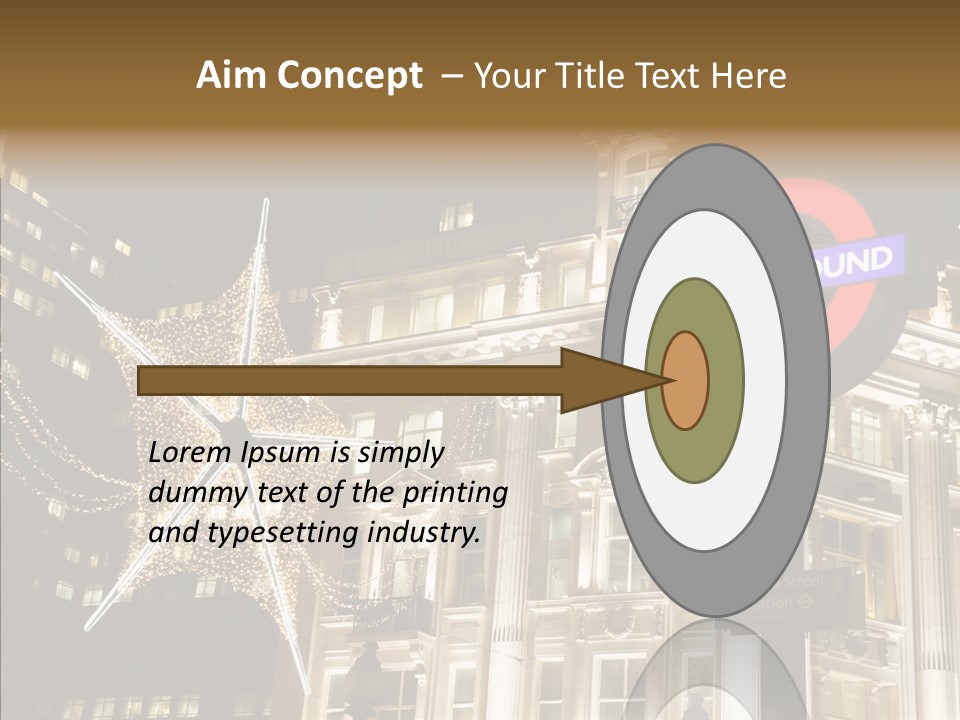 Lights Oxford Transport PowerPoint Template