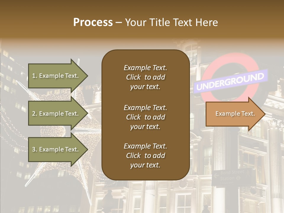 Lights Oxford Transport PowerPoint Template