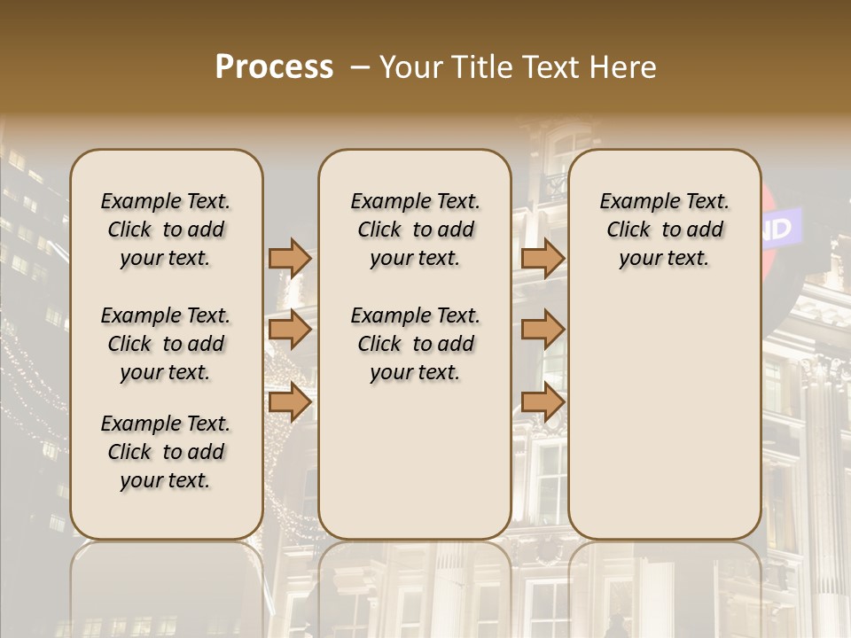 Lights Oxford Transport PowerPoint Template