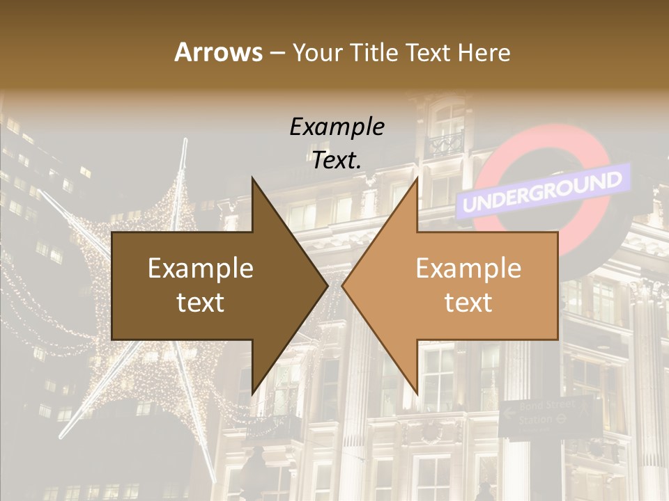 Lights Oxford Transport PowerPoint Template
