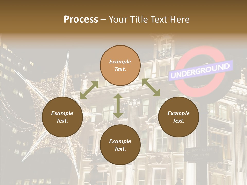 Lights Oxford Transport PowerPoint Template