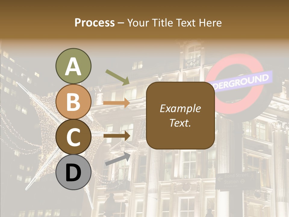 Lights Oxford Transport PowerPoint Template