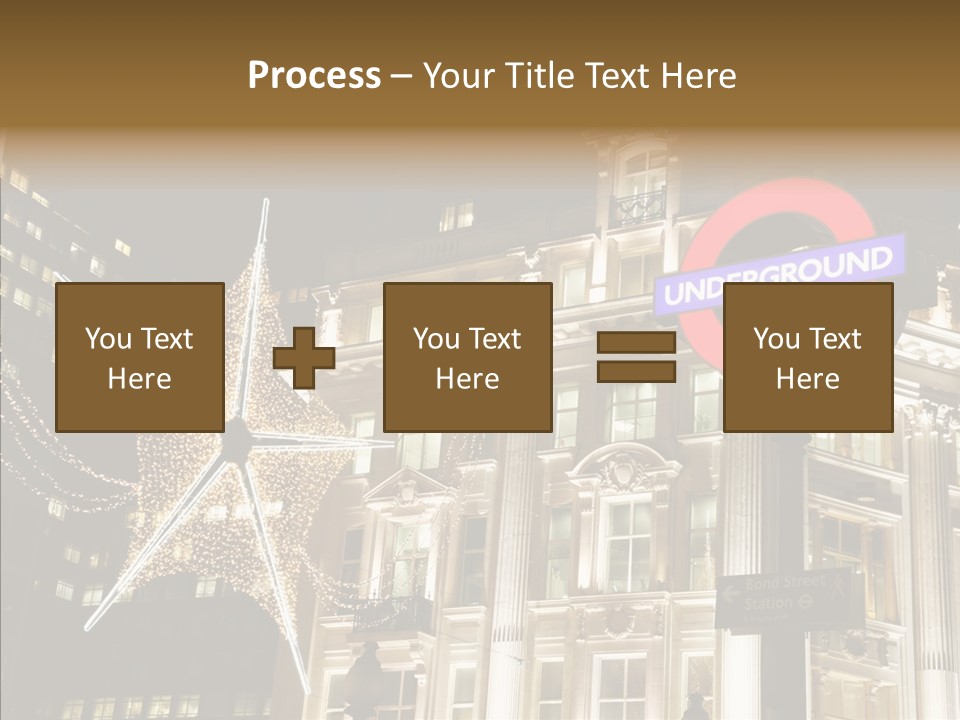 Lights Oxford Transport PowerPoint Template