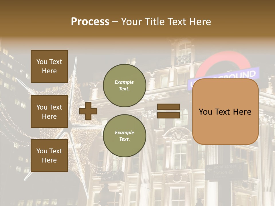 Lights Oxford Transport PowerPoint Template