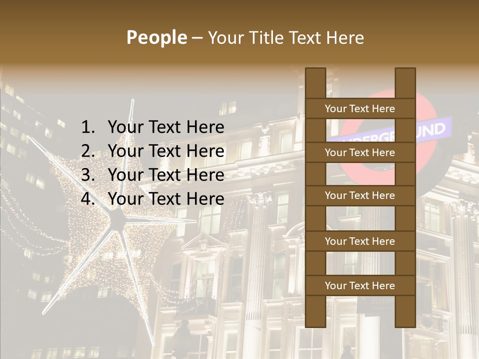 Lights Oxford Transport PowerPoint Template