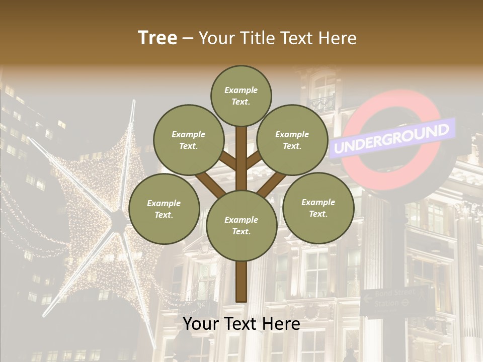 Lights Oxford Transport PowerPoint Template