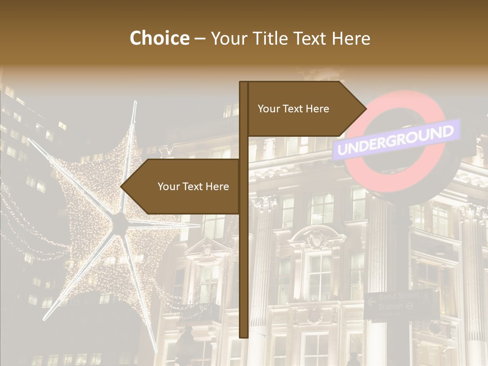 Lights Oxford Transport PowerPoint Template
