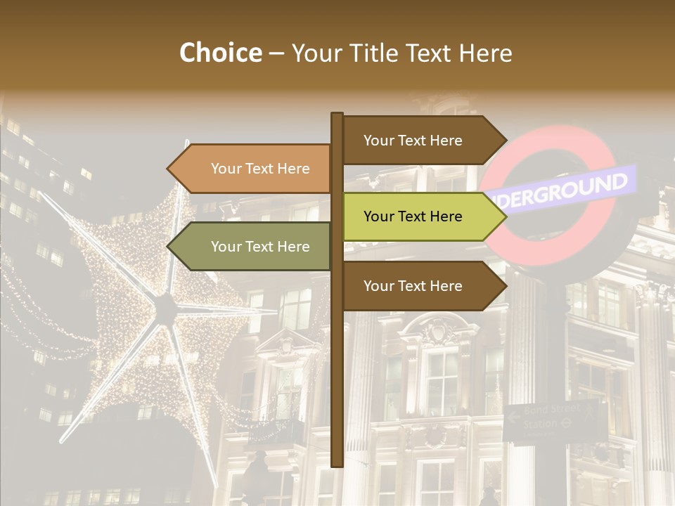 Lights Oxford Transport PowerPoint Template