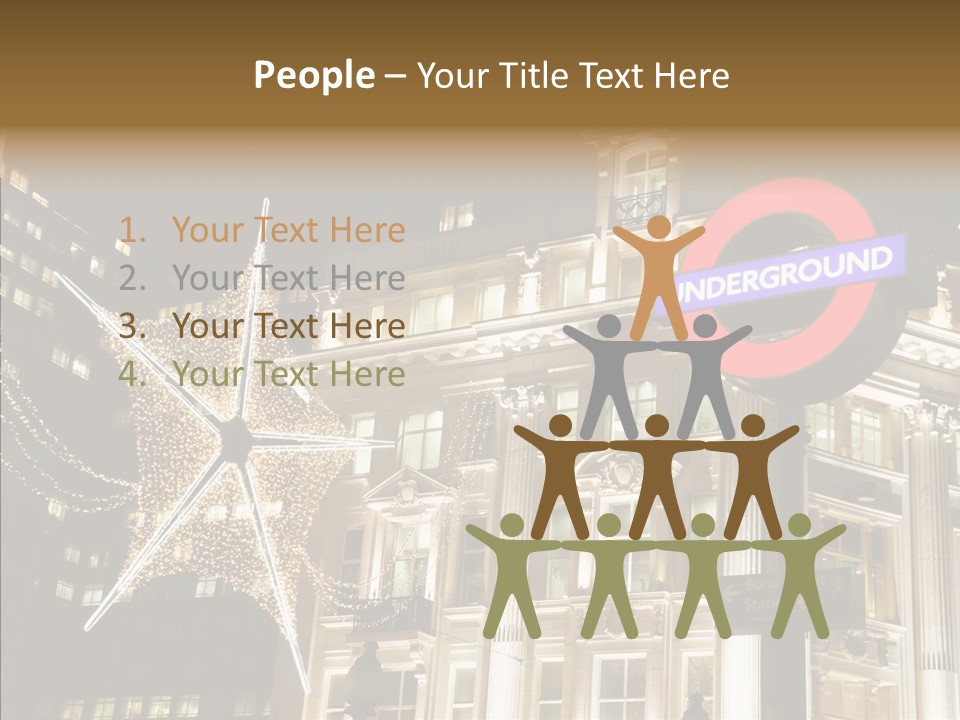 Lights Oxford Transport PowerPoint Template