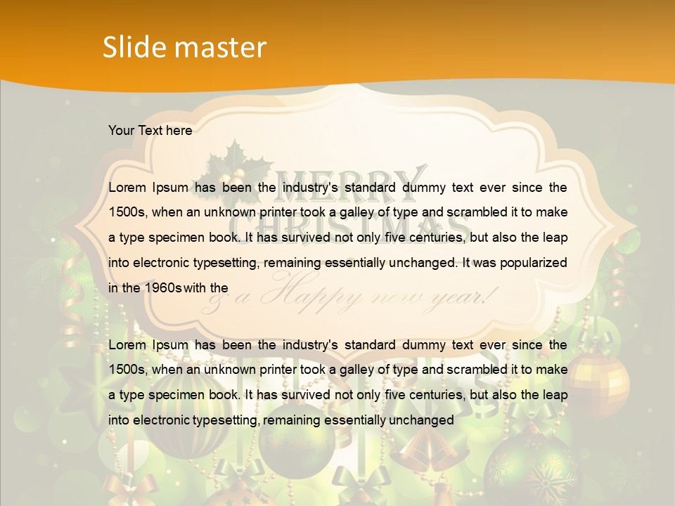 Holy Shining New PowerPoint Template