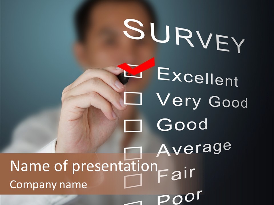 Adult Background Answer PowerPoint Template