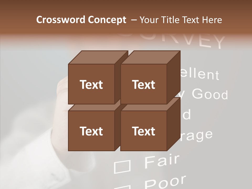 Adult Background Answer PowerPoint Template