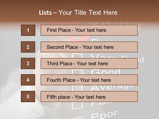 Adult Background Answer PowerPoint Template