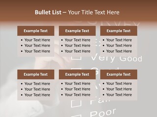 Adult Background Answer PowerPoint Template