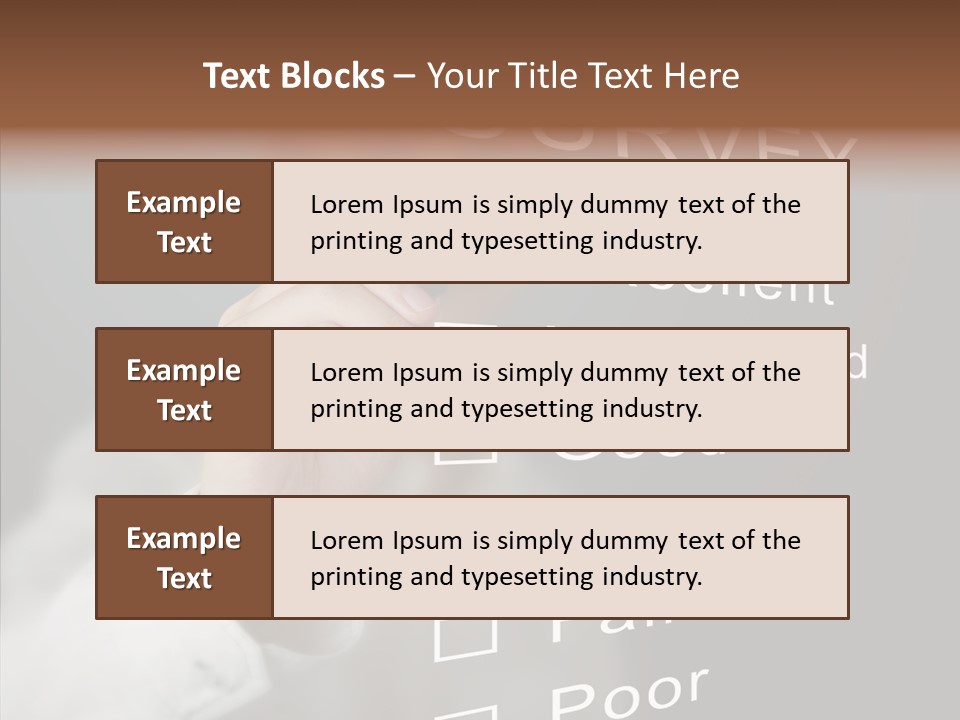 Adult Background Answer PowerPoint Template