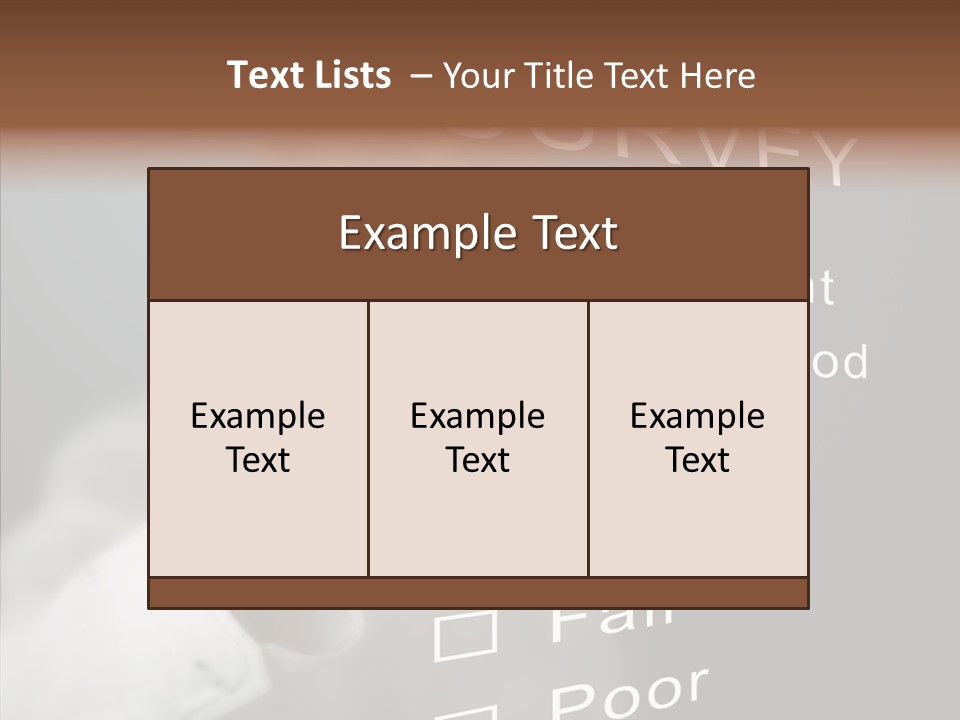 Adult Background Answer PowerPoint Template