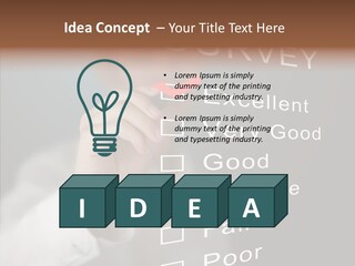 Adult Background Answer PowerPoint Template