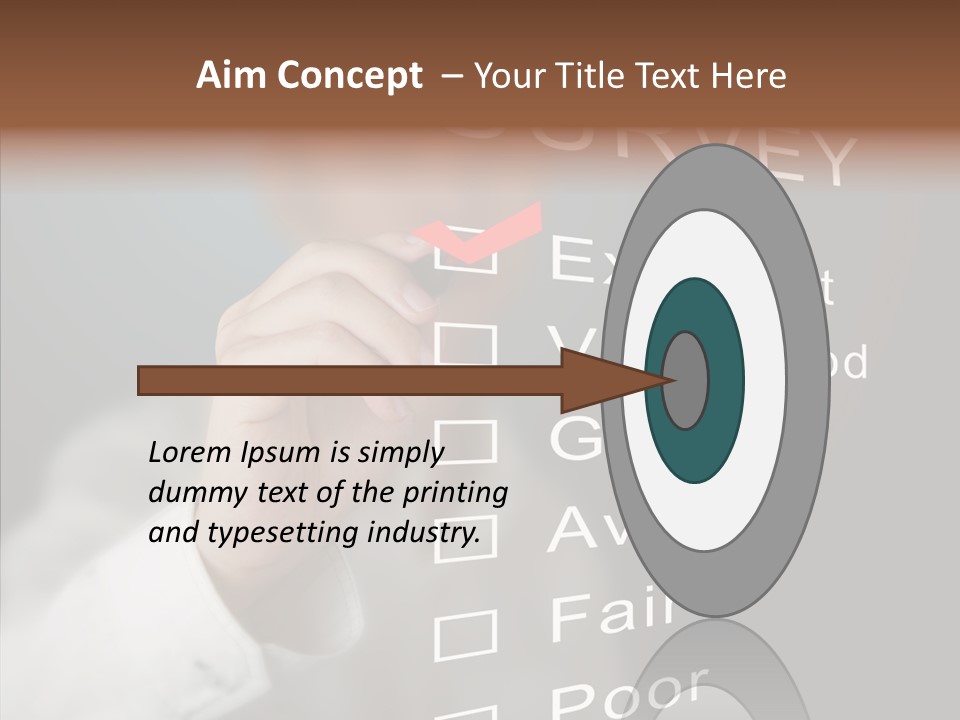 Adult Background Answer PowerPoint Template