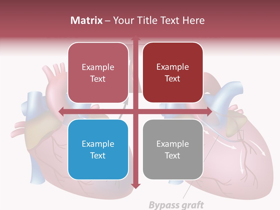 Clogged Heartbeat Illustration PowerPoint Template