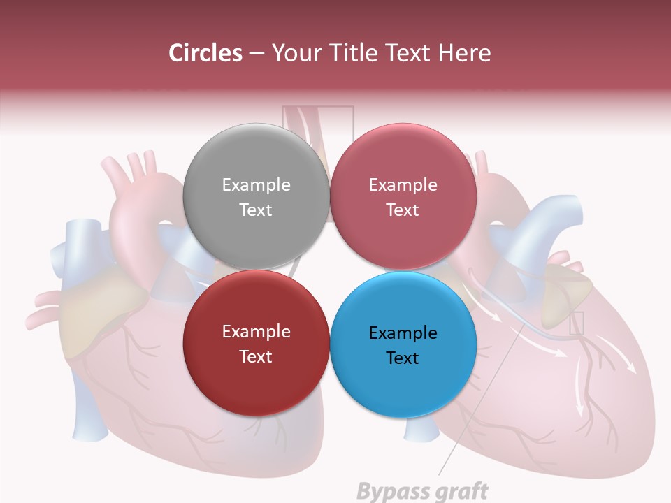 Clogged Heartbeat Illustration PowerPoint Template