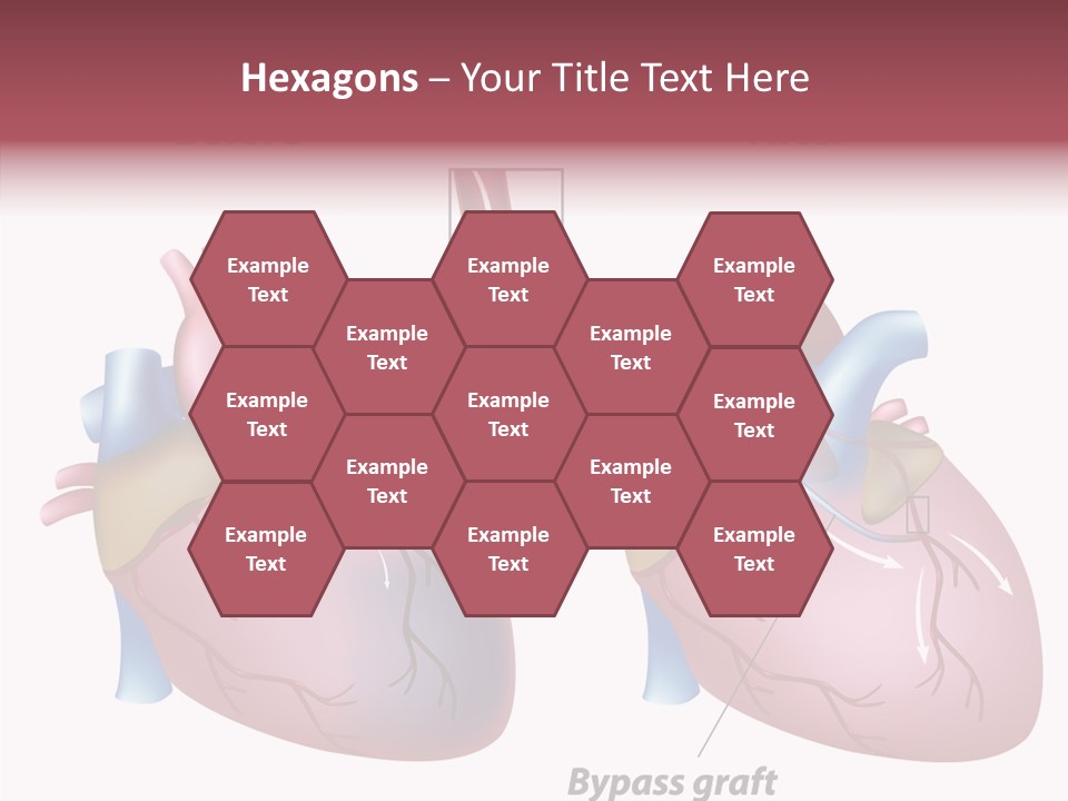 Clogged Heartbeat Illustration PowerPoint Template