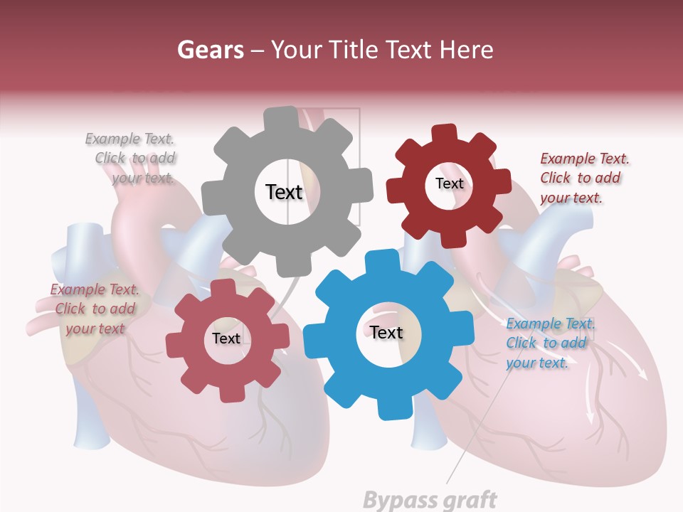 Clogged Heartbeat Illustration PowerPoint Template