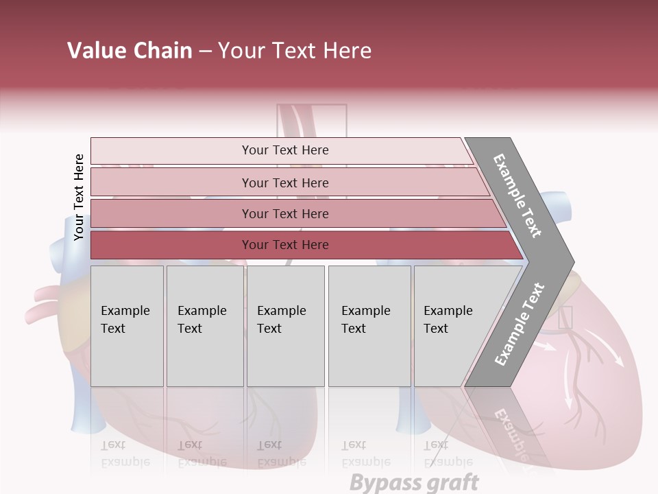 Clogged Heartbeat Illustration PowerPoint Template