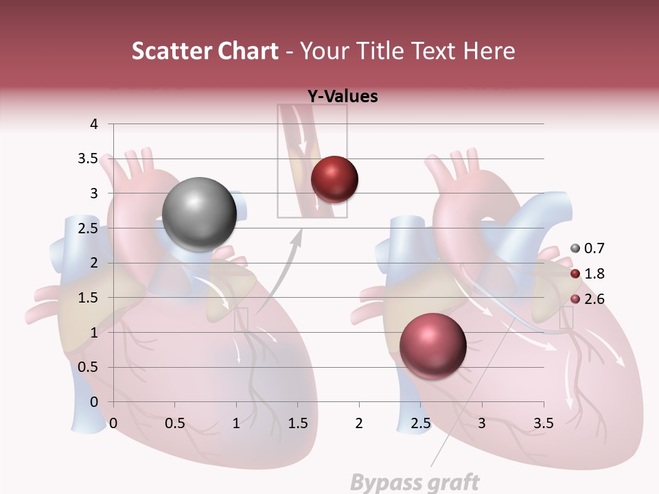 Clogged Heartbeat Illustration PowerPoint Template