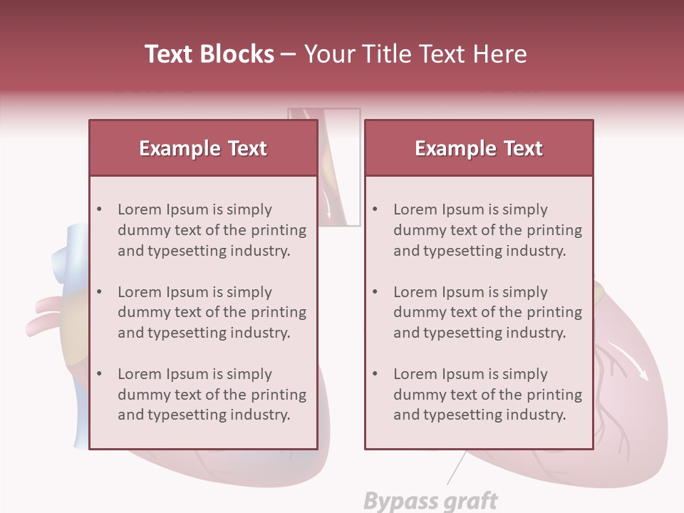 Clogged Heartbeat Illustration PowerPoint Template