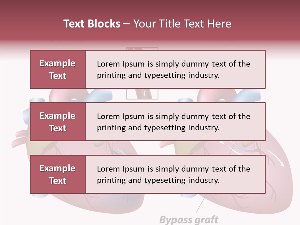 Clogged Heartbeat Illustration PowerPoint Template